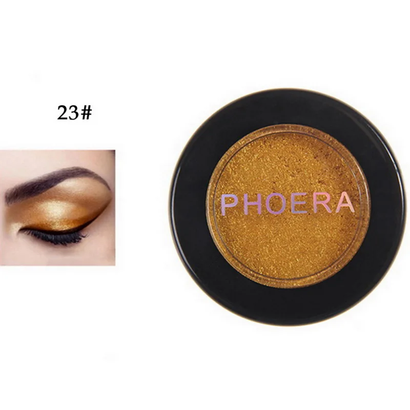 23 Shimmer Тени для век макияж матовые стойкие тени для век порошок блеск пигмент одиночные тени для век для женщин Красота Косметика - Цвет: 23
