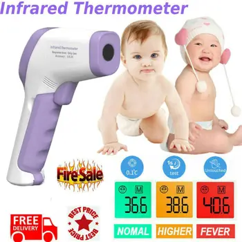 

Digital Infrared Thermometer Non-contact LCD Forehead Thermometer Body Temperature Instruments For Adult Fever