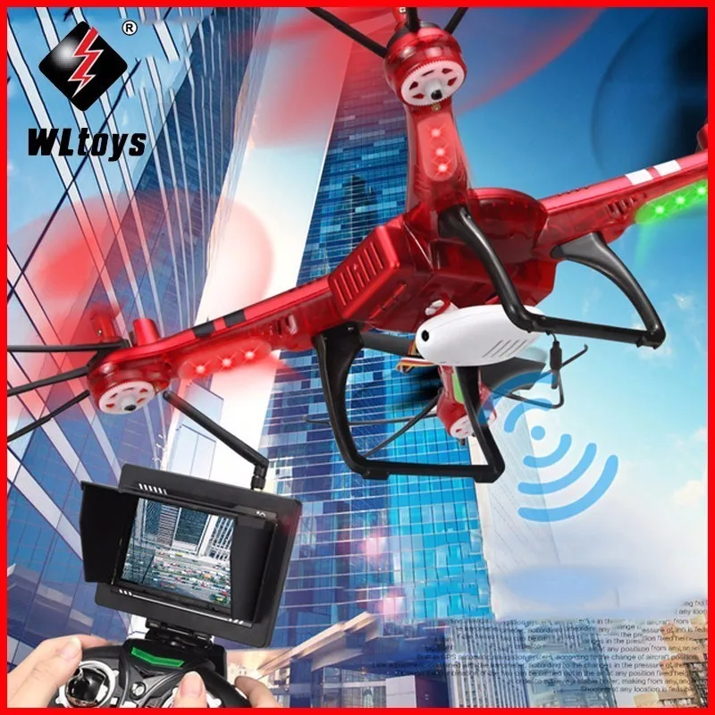 WLtoys Q222 Квадрокоптер Дрон 4CH Q222G 5,8G FPV цифровая передача дроны вертолет HD камера с ЖК-экраном игрушка для подарков