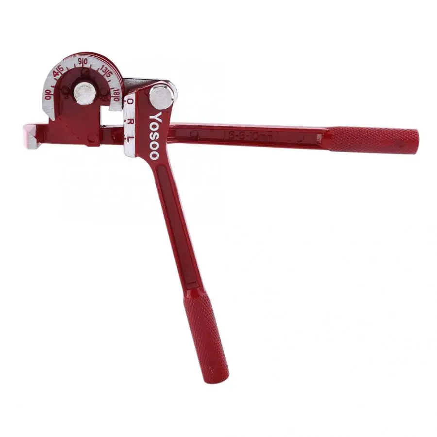 

Manual Pipe Bender Adjustable 3 In 1 180 Degree 1/4" 5/16" 3/8" Pipe Bending Tool Wrench spikes for tire Professional Car Tool