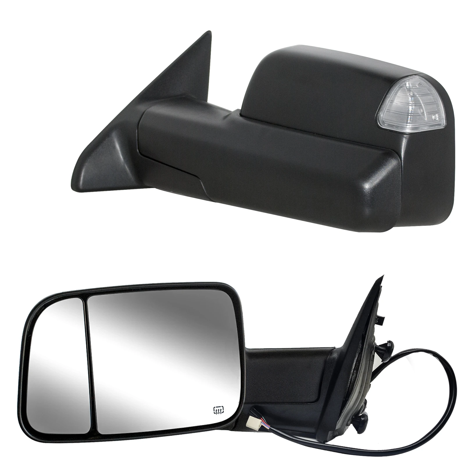 大人気☆ Adanz Towing Mirrors fit for 20092018 Dodge Ram 1500 2500 3500