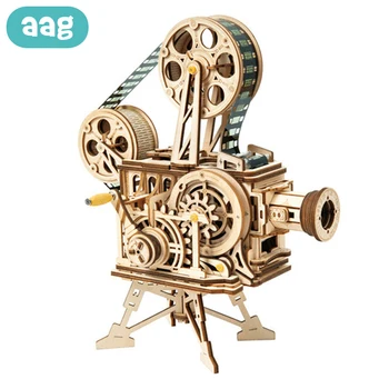 

AAG Baby Kids Wooden Puzzle Toys Creative DIY 3D Child Wooden Jigsaw Puzzle Game Assembly Toy Educational Gift Room Decor