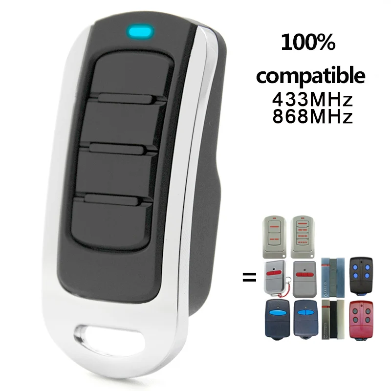 Abridor de puerta de garaje, Control remoto, código rodante fijo, clon ERREKA LUNA 2 RESON 1 IRRIS CLEMSA PUJOL ROPER DEA DITEC LIFE