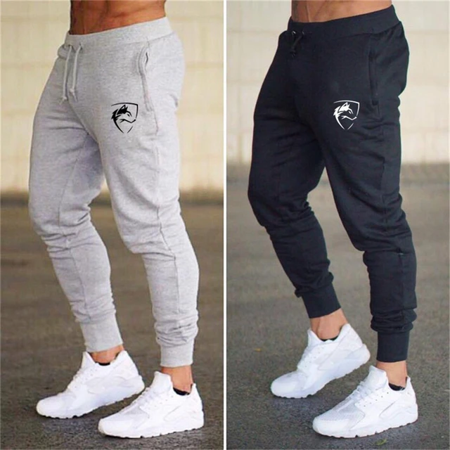 Pantalones De Chándal Ajustados Para Hombre, Ropa Deportiva Para Correr,  Gimnasio, Culturismo, Verano - Pantalones Deportivos - AliExpress