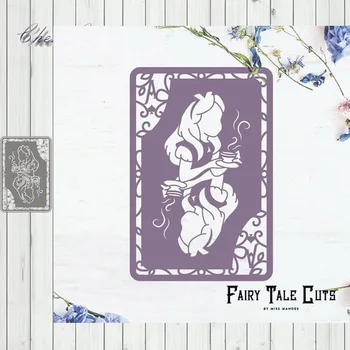 

Metal Cutting Dies Symmetrical beauty Stencils For DIY Scrapbooking Decorative Embossing Handcraft Die Cutting Template