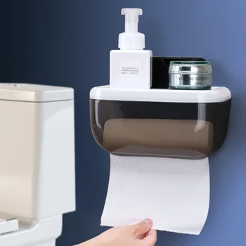 

Stylish Toilet Tissue Box No Punching Toilet Extraction Toilet Paper Boxes Creative Cartons Paper Boxes Hand Cartons Sanitary