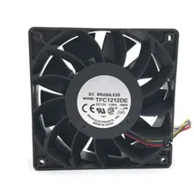 

Black Cooling Fan FOR Delta TFC1212DE 12V 3.9A Mining Machine PWM Cooling Fan 190CFM 120mm X 120mm X 38mm Power Tools
