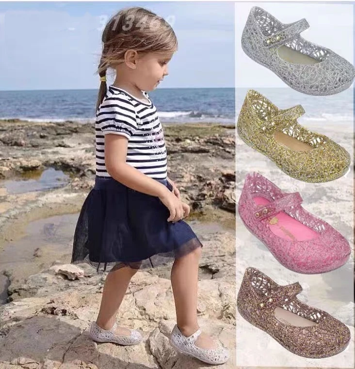 girls shoes 2021 New Mini Melissa Baby Jelly Sandals Girls  Cute 6 Color Children Shoes Toddler Melissa Sandals 14cm-19cm children's sandals near me