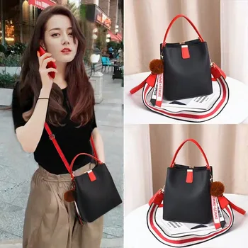 

Spring and Summer New Small Bag Female 2020 New Women's Shoulder Messenger Bag Broadband Bucket Bag