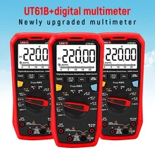 

UNI-T UT61B+ Auto Range Digital Multimeter UT61E+ UT61D+ Professional True RMS AC DC Voltage Current Capacitance Tester