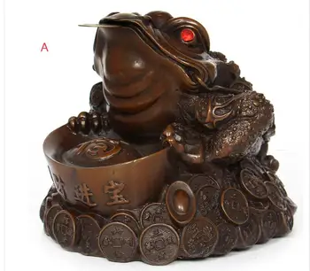 

Pure copper lucky golden toad home feng shui mascot crafts decoration