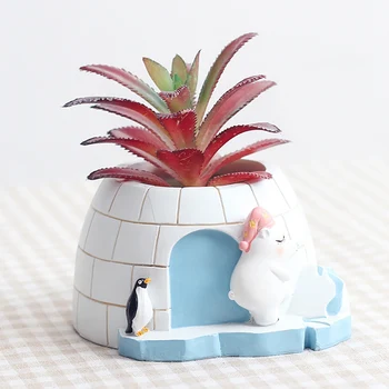 

горшок для цветов Plant Pot Cartoon Warm Meng Ju Flowerpot Succulent Plant Flowerpot Home Garden Flowerpot Desktop Decoration