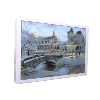 

1000Pcs Adults General Jigsaw Puzzle Beautiful Pattern Jigsaw - Warm Snow View