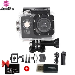 Kit de caméra d'action Ultra HD 4K, comprend une caméra sous marine de 12mp, 30m, grand Angle de 170 degrés, capteur high tech 