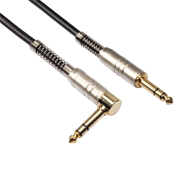 Set of 2 cables 6.35mm Jack / Speakon male 10m