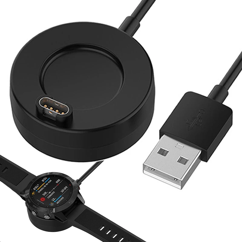1m Usb Charging Cable Cord Dock Charger For Garmin Fenix 5/5s/5x Plus  6/6s/6x Venu Vivoactive 4/3 945 245 45 Quatix 5 Sapphire - Smart  Accessories - AliExpress