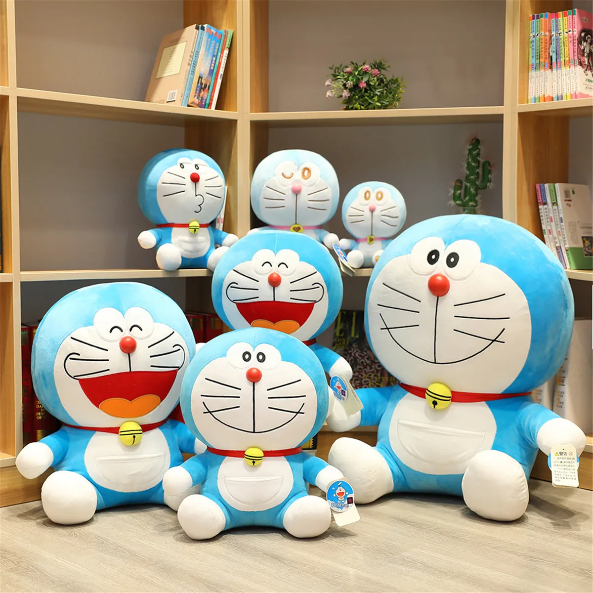 Горячая аниме 23-48 см подставка Doraemon плюшевые игрушки милый Кот кукла мягкие животные Подушка Детские игрушки для детей Подарки фигурка Doraemon