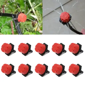 

TWISTER.CK 1/10/20pcs 8-hole Garden Drip Irrigation Watering Emitter Micro Flow Dripper Head Barb Sprinkler