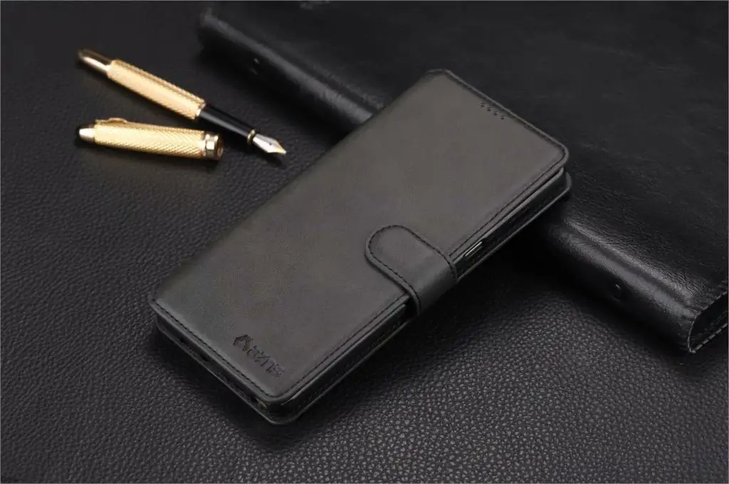 Чехол AZNS для samsung Galaxy Note 8, 9, 10+ Plus, S8, S9 Plus, S10e, S10 Plus, 5G, ультратонкий, с магнитной адсорбцией, из искусственной кожи, деловой стиль