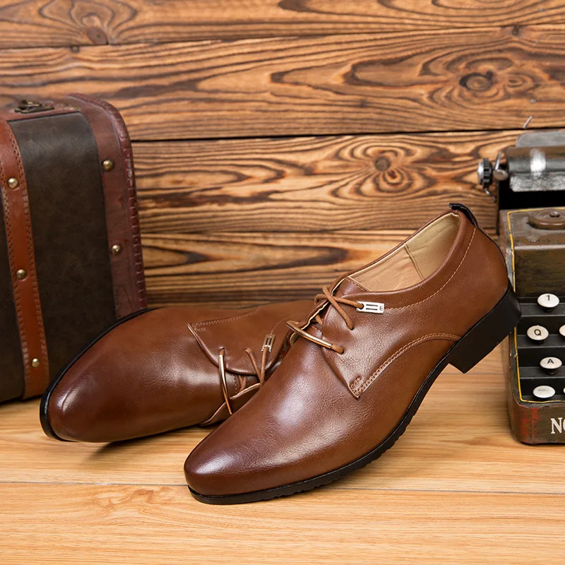 Mazefeng/Новинка года; Высококачественная мужская кожаная обувь в британском стиле; мужские оксфорды в деловом стиле; Мужская официальная обувь
