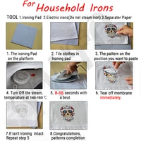 Buy Happy Halloween Heat Transfer Patches Iron On Clothes Stickers Pumpkin Gift Thermal Patches  Heat Print On Shirt Jeans Coat Online - Image 6