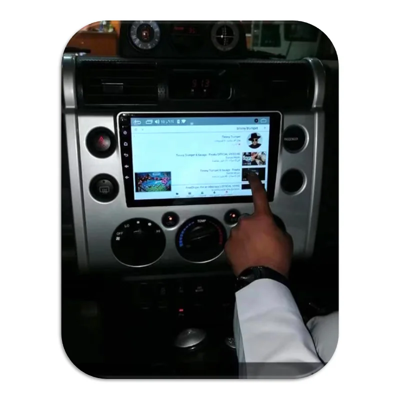 Land Cruiser Fj Android 9,0 Восьмиядерный 4+ 64G автомобильный стерео радио 1 Din Android для Toyota Land Cruiser Fj