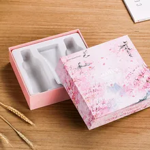 Упаковка Роскошный складной магнит премиум бумажные упаковочные складные коробки, гофрированная почтовая коробка с заказной печатью(GF-006