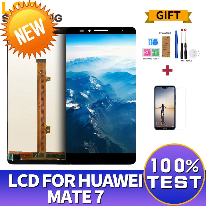6 0 &quotAAA качество ЖК-дисплея для Huawei Mate 7 ЖК-дисплей MT7-L09 CL00 сенсорный экран