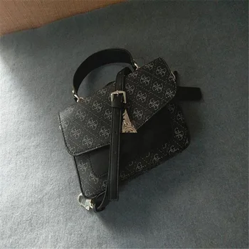 

Fashion Trend Bag Cover Small Square Bag Leisure One Shoulder Women's Bag Splicing Handbag Messenger Women's Bag