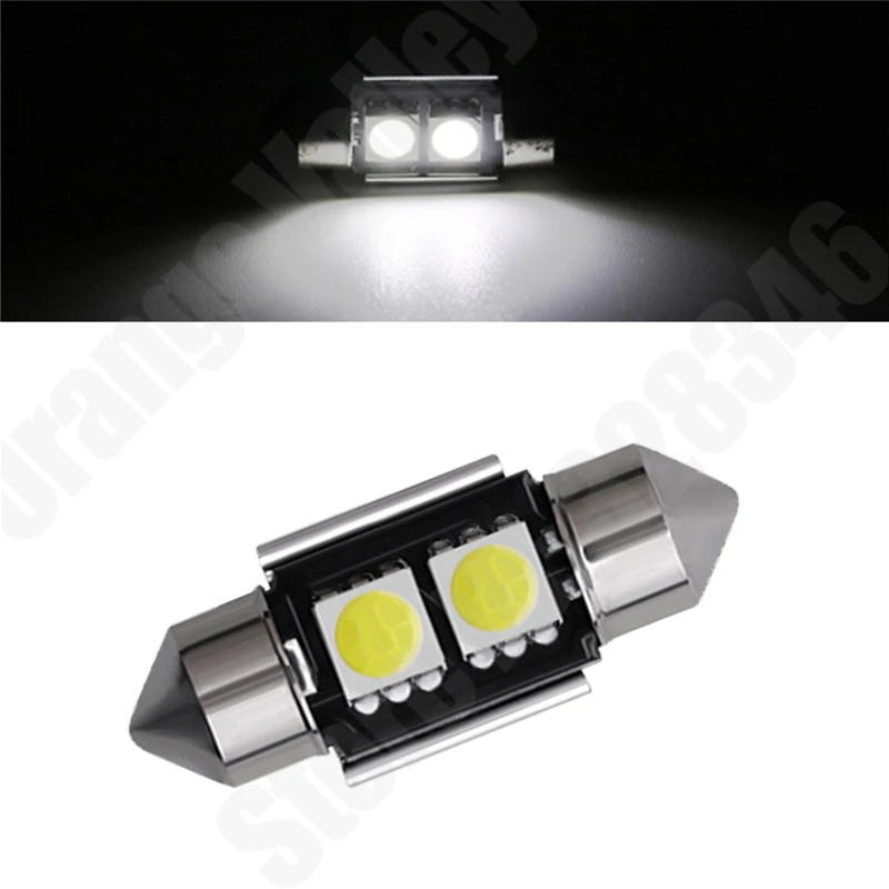10 шт. горячая Распродажа 36 мм 39 41 Canbus 3 LED 5050 SMD Lumen Автомобильная гирлянда купольная