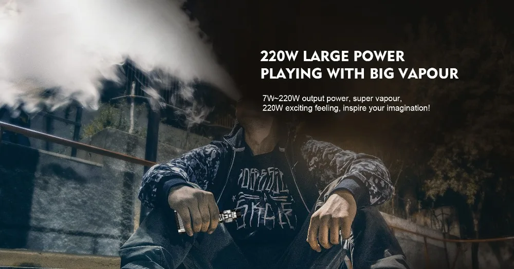 Original TESLA P226 Miltary Style vape kit 220w with 096inch OLED Screen Box Mod Temperature Control mode Electronic Cigarette (39)