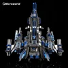 Microworld 3D Metal Jigsaws Puzzles Spaceship Warship Kits DIY Modern Assemble Toys Birthday Gift for child 350 Pieces Puzzle 2