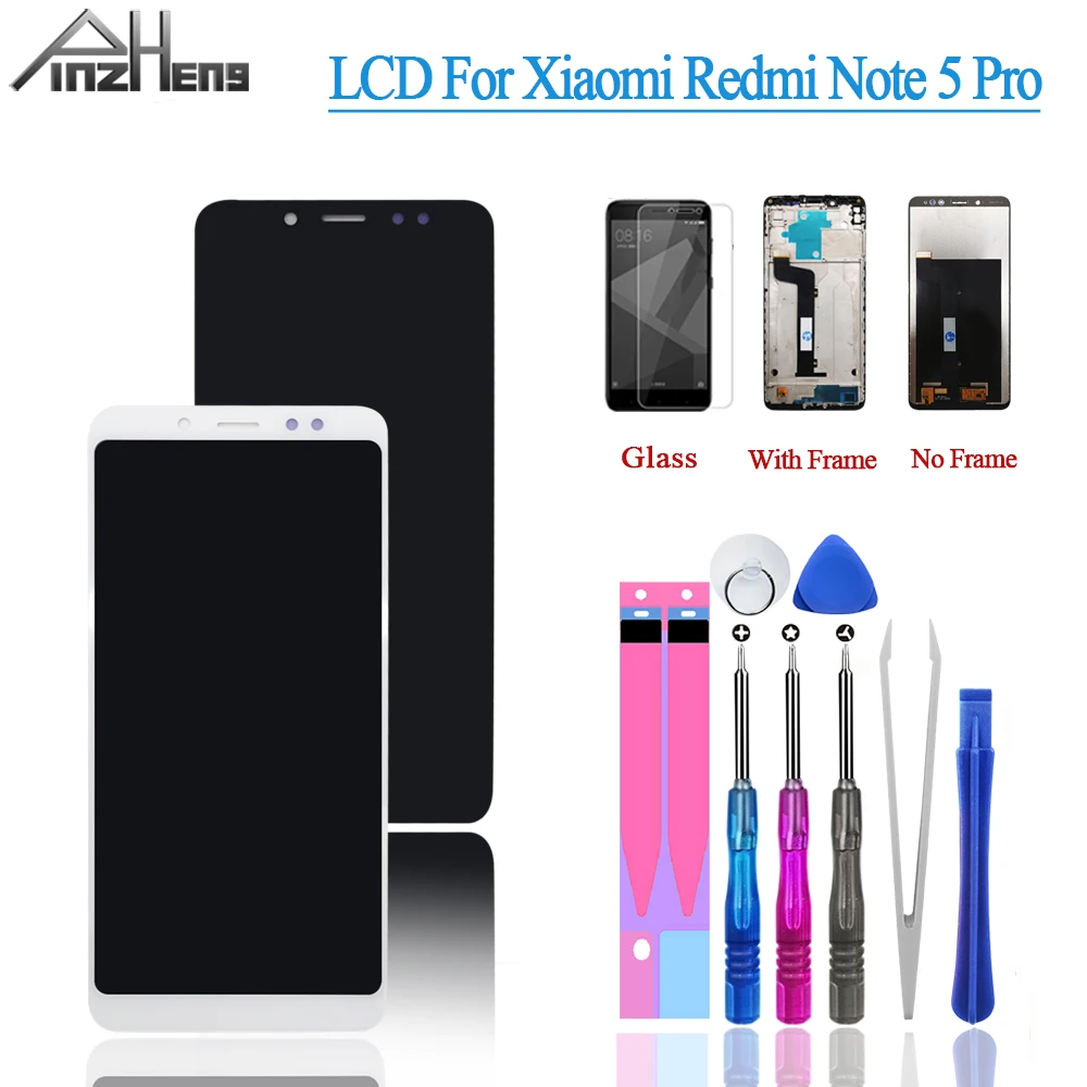 

PINZHENG AAAA LCD For Xiaomi Redmi Note 5 Pro Display Screen Digitizer Assembly Replacement For Redmi Note 5 Pro With Frame