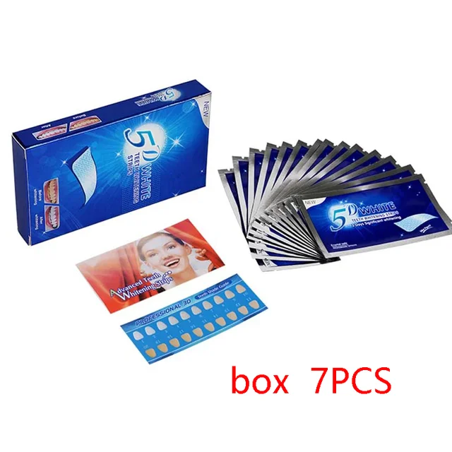5d Gel Tooth Whitening Kit White Teeth Strips Oral Care Kit False Teeth