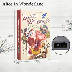 Secure Lock Book - Shaped Hidden Safe: Discreet Simulation for Valuables and Cash Storage (Alice)