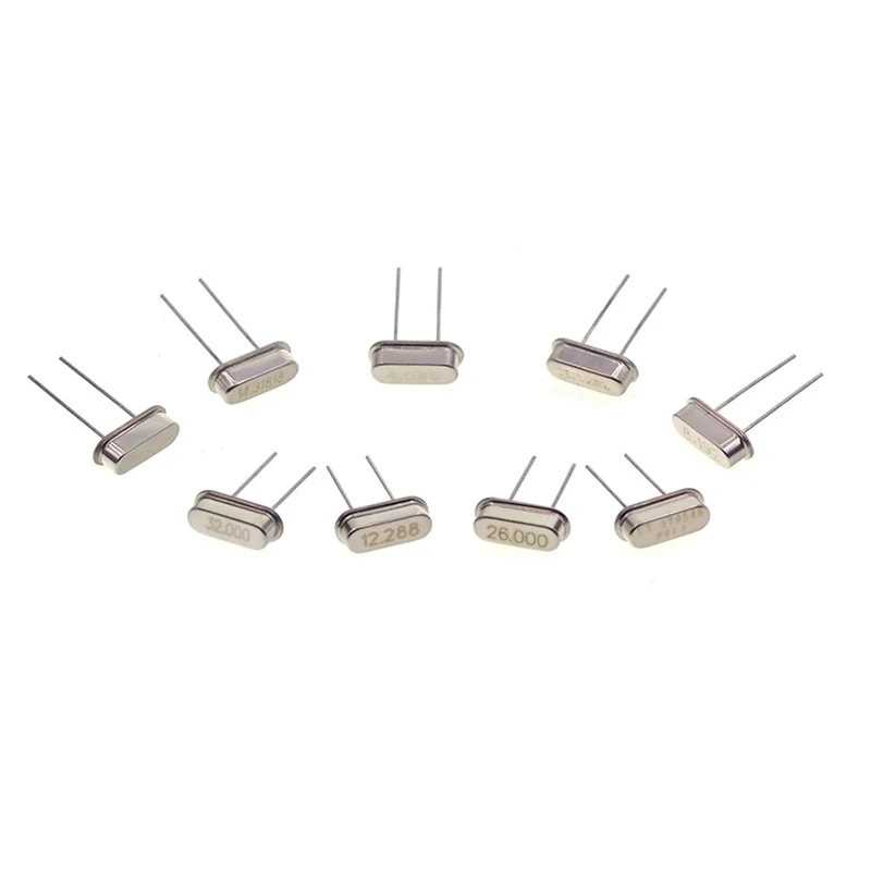 HC-49S Quartz Crystal Resonator Passive Oscillator 12.000Mhz 12.288Mhz 13.56Mhz 14.7456Mhz 16.000Mhz 10PCS/LOT