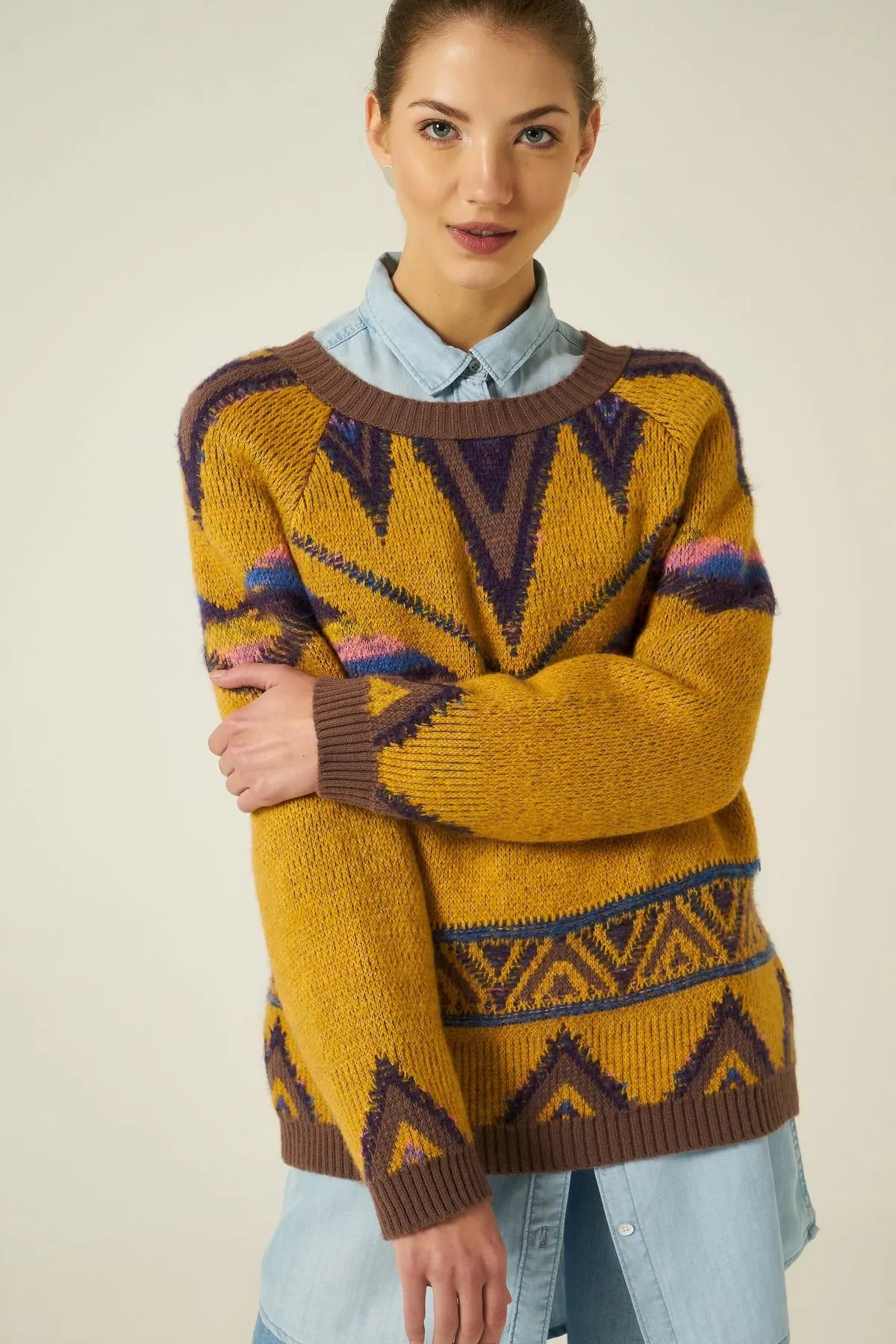 

Patterned Sweater