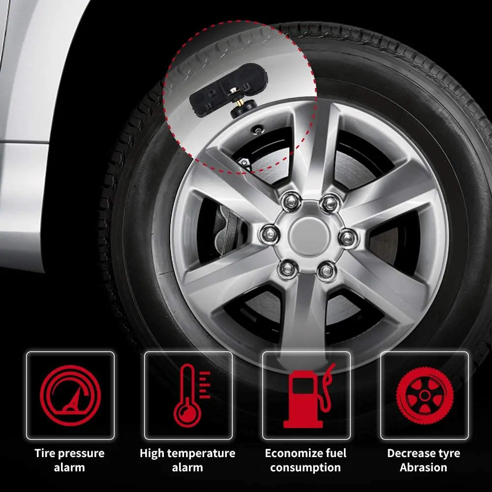 Датчик давления в шинах 9L3Z1A189A TPMS 4 шт. для Ford ession Edge Expedition Explorer Mustang Focus|Системы