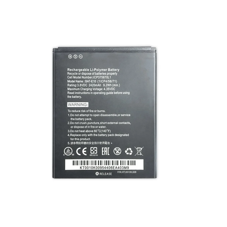 BAT-E10 Mobile Phone Battery For Acer Liquid Z530 LTE T02 Z530S BAT E10 (1ICP4/58/71) ICP9375870L1 2420mAh Batteries | Мобильные