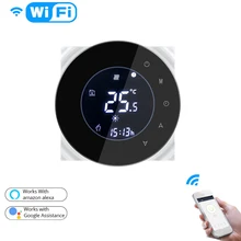 3A-6000 комнатный регулятор температуры Термостат для водяного подпольного отопления терморегулятор lcd сенсорный экран Термостаты