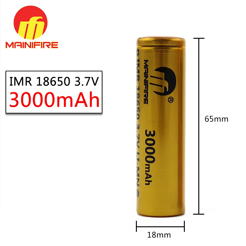 2019 новейший Mainifire 18650 3,7 v recargable батареи 3000mah 40A 18650 литий-ионный аккумулятор высокого тока PK для VTC6 HG2 батареи