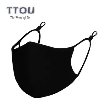 

Anti Dust Black Mouth Mask Breathable Unisex Dust-proof Sponge Face Masks Reusable Anti Pollution Wind Proof Mouth Cover