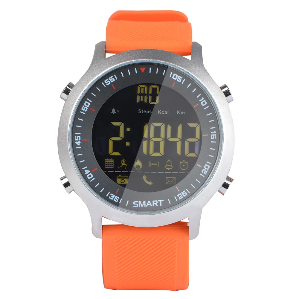 EX18 спортивные Смарт-часы IP68 Водонепроницаемые 5ATM шагомер Xwatch Смарт-часы для плавания Bluetooth часы для смартфона Bluetooth - Цвет: 03