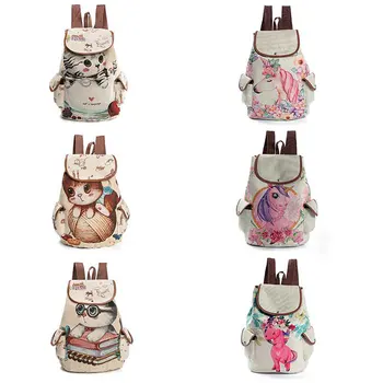 

Female School Backpack For Teenage Girls School Bag Rucksack Teenager Backpacks Floral Print Wholesale Hot Sale