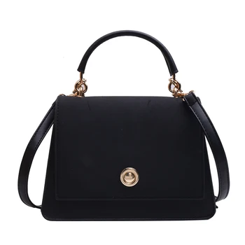 

Small Women Bag Luxury Handbag 2020 New Simple Fashion Ladies Shoulder Bags High Quality Frosted PU Leather Crossbody Bag Black