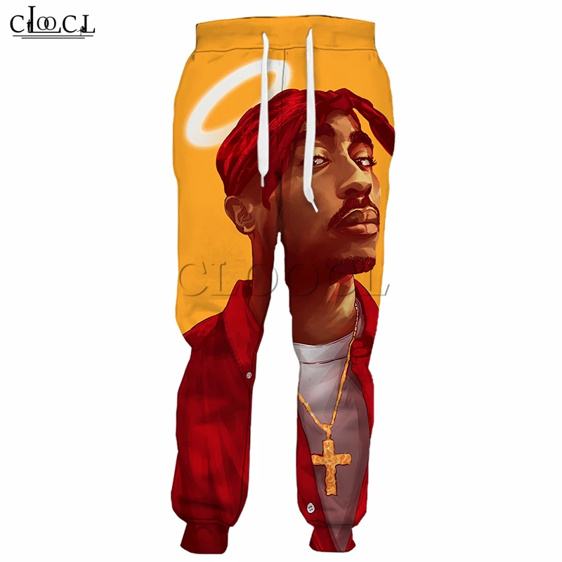 Футболка в стиле хип хоп с принтом Tupac|Футболки| |