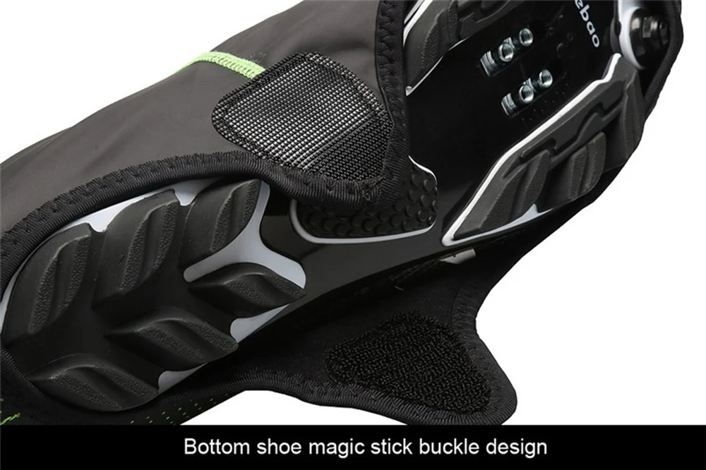 Cycling Shoes Cover Waterproof Windproof Boot Covers Reflective Winter Warm MTB Bike Bicycle Overshoes Shoe Protector BC0204 (1)