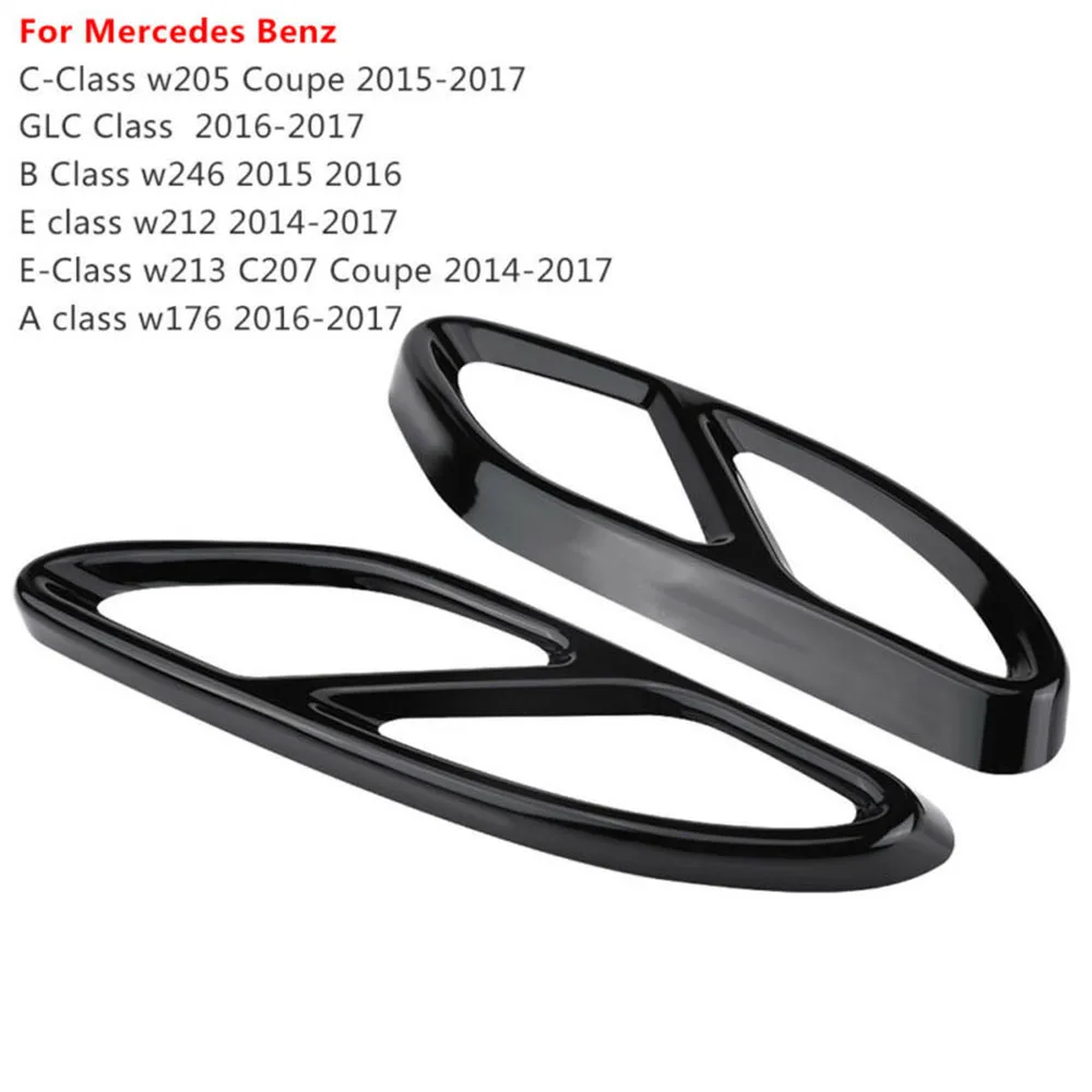 Nouveau couvercle de tuyau d'échappement pour Mercedes GLC C E classe W205 coupé W246 W212 W213 W176 tout neuf et de haute qualité ► Photo 2/6