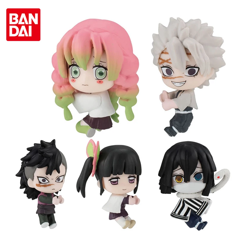 Bandai Подлинная кукла-Рассекатель демонов обнимающая линия данных Kanroji Mitsuri Iguro Obanai