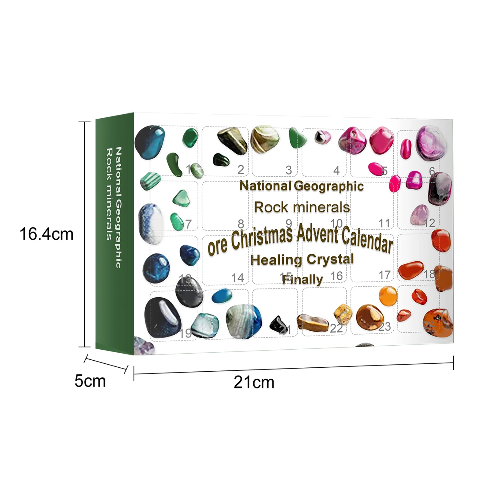 12 / 24 Days Healing Crystal Advent Calendar 2021, Toys National Geographic  Rocks And Fossils Kit Christ Gift For Kids & Adults - Calendar & Time -  AliExpress